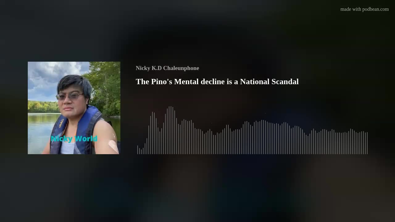 The Pino's Mental decline is a National Scandal