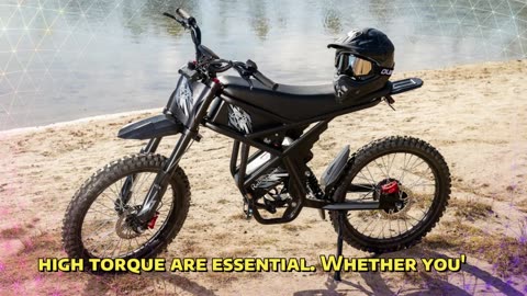 Ridingtimes GT73 PRO Electric Dirt Bike 338Nm 67.2V Fat Tire Electric Dirt Mountain Bike