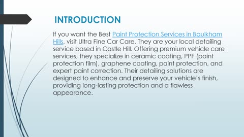 Best Paint Protection Services in Baulkham Hills