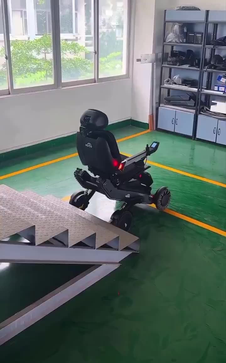 All terrain stair climbing wheelchair developed by XSTO Mobility