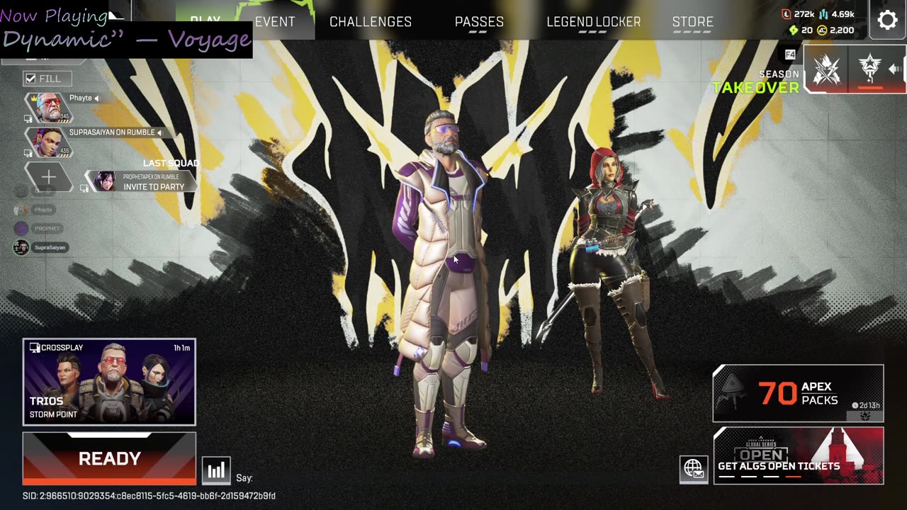 Osu warmup then ranked apex with @SupraSaiyan