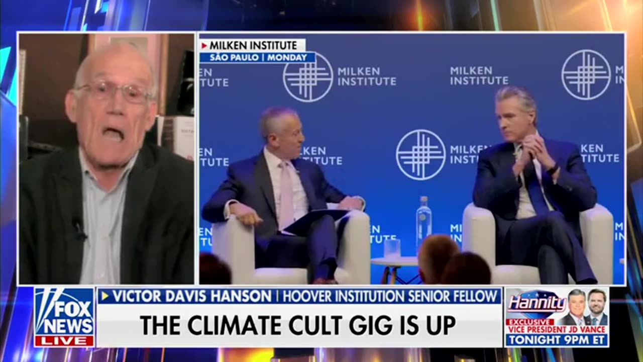 Victor Davis Hanson Says Gavin Newsom Has 'Lost The Narrative' On The Left's Sacred Cow