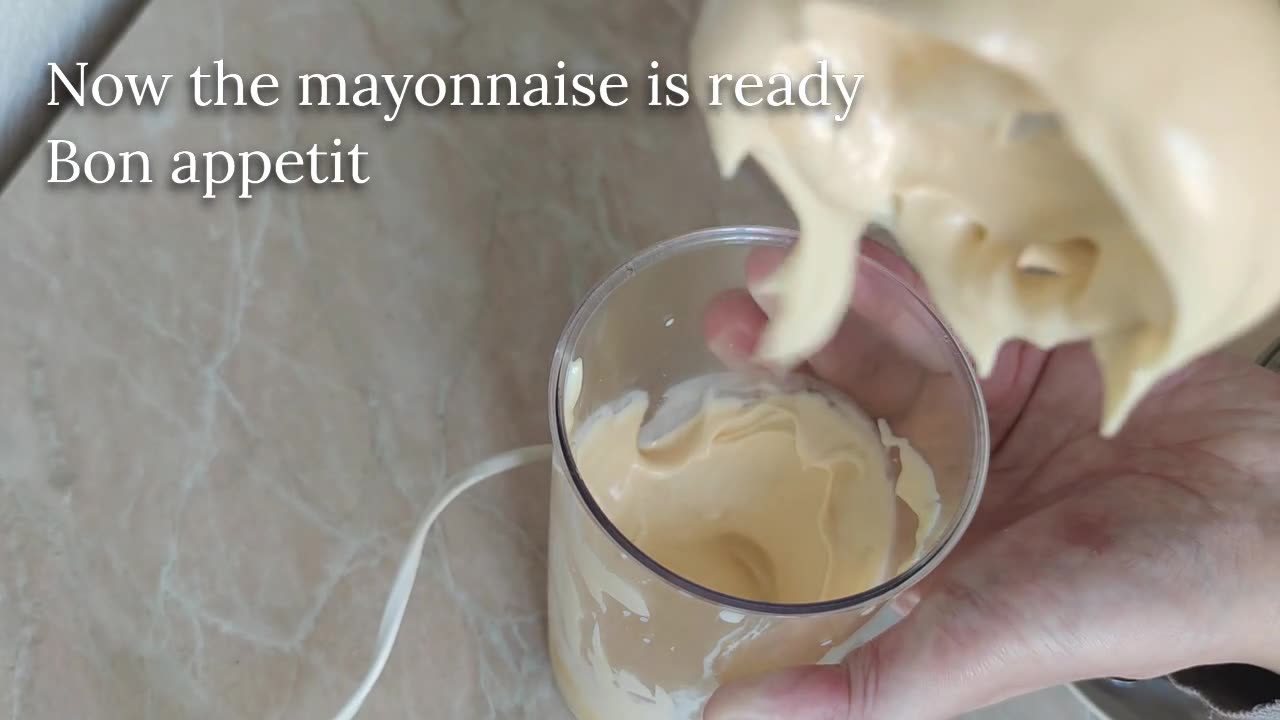 How to Quick Make Mayonnaise at Home