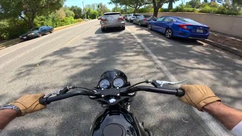 A ride through San Marino on a Custom BMW Bobber by Roughchild