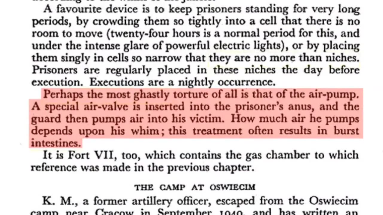 Fantastical Torture Methods Used in the Mythical Holocaust