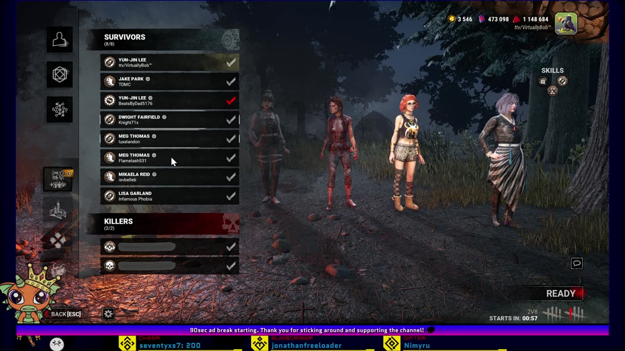 [🔞] 🩸 co-op Thurs 🩸 DBD 2v8 is back 🔫 Saving NYC later 🔫 DBD x The Division live stream