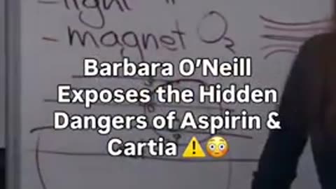 Barbara O'Neill Exposes the Hidden Dangers of Aspirin & Cartia!