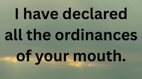 Psalm 119 - Part 2 "i will give thanks to you"