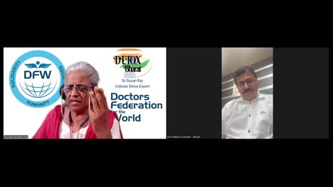 Jyoti Pratap with Dr Susan for health consultation