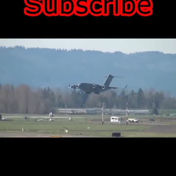 Amazing C17 GlobeMaster Short Landing #Flying #Aviation #AeroArduino