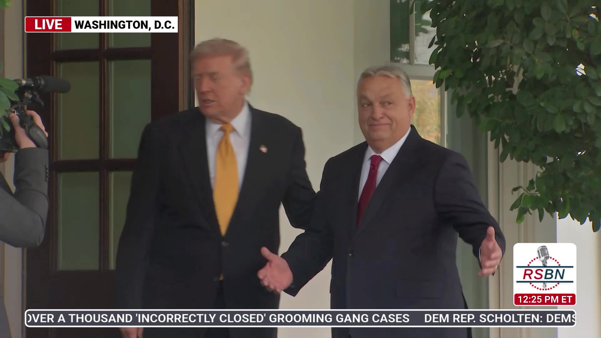 WATCH: President Trump welcomes the Prime Minister of Hungary to the White House - 11/7/2025