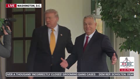 WATCH: President Trump welcomes the Prime Minister of Hungary to the White House - 11/7/2025