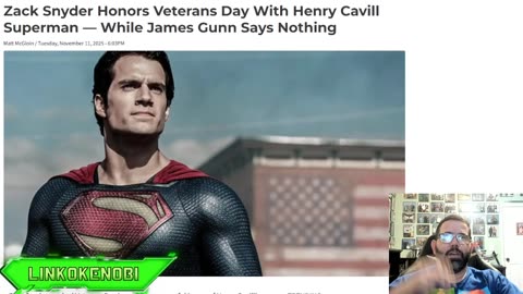 Zack Snyder Honoring Veteran's Day With Henry Caill Superman Pic