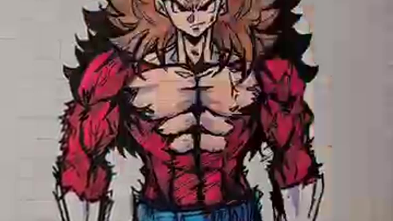 Draw Vegeta in different levels 😵‍💫