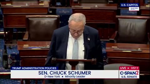 Chuck Schumer is MELTING DOWN on the Senate floor over President Trump’s MASSIVE trade deal with the EU