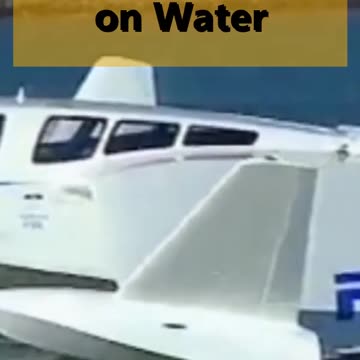 Weird Looking Aircraft Hovers on Water FlightShip #AeroArduino