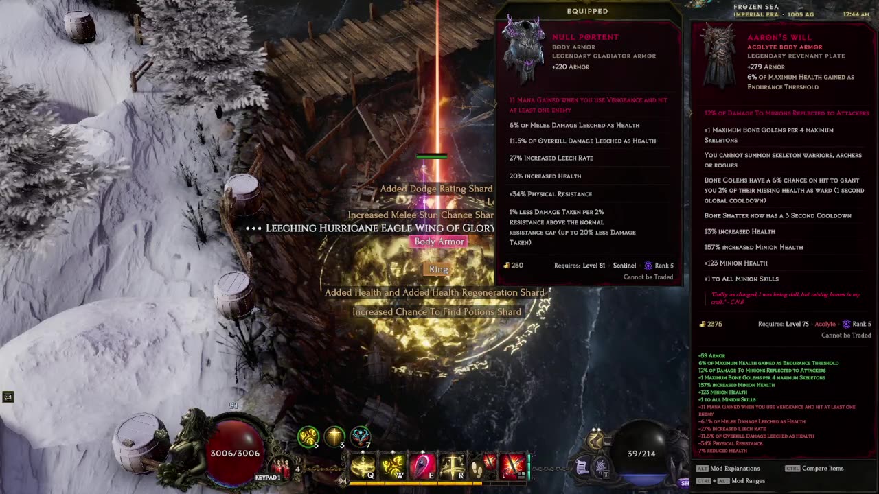 Abberoth down, corruption farming