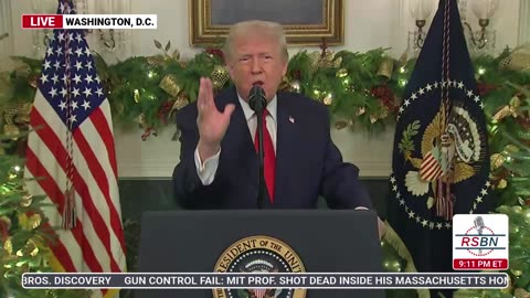 WATCH: President Trump Announces U.S. Soldiers will get a Special $1776 Bonus - 12/17/25