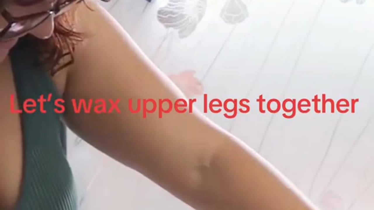 Upper Leg Waxing in California Using Golden Allure Hard Wax | @modalityesthetics