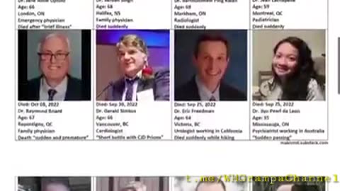A list of 132 Canadian doctors who have died since the rollout of COVID-19 vaccines ....