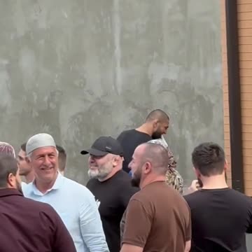 Khamzat Chimaev Meets His Mother After Winning the UFC Middleweight Title