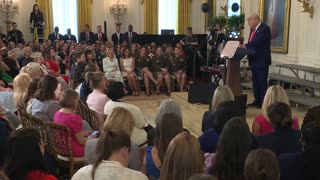 President Trump and the First Lady Participate in a Celebration of Military Mothers