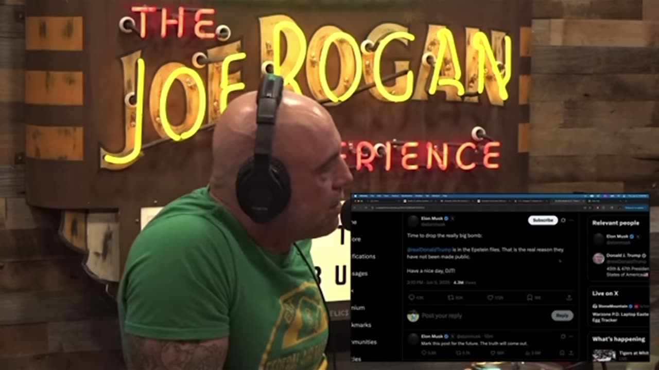 "Somebody Should Take His Phone Away" Joe Rogan Responds to Elon Musk's Attacks Against Trump