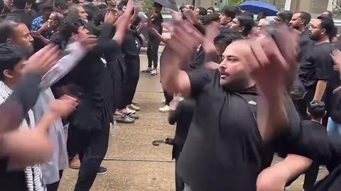 Meanwhile in Texas — Cultural Exchange in Action: Synced Chest-Beating for Some Abu