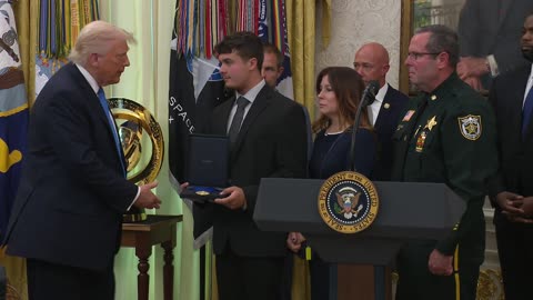 President Trump Participates in a Law Enforcement Event, May 19, 2025