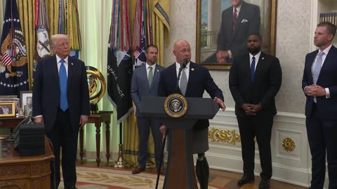President Trump Participates in a Law Enforcement Event, May 19, 2025