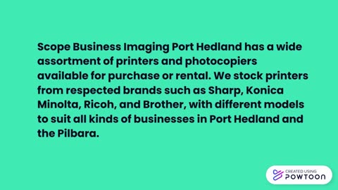 port hedland office printers
