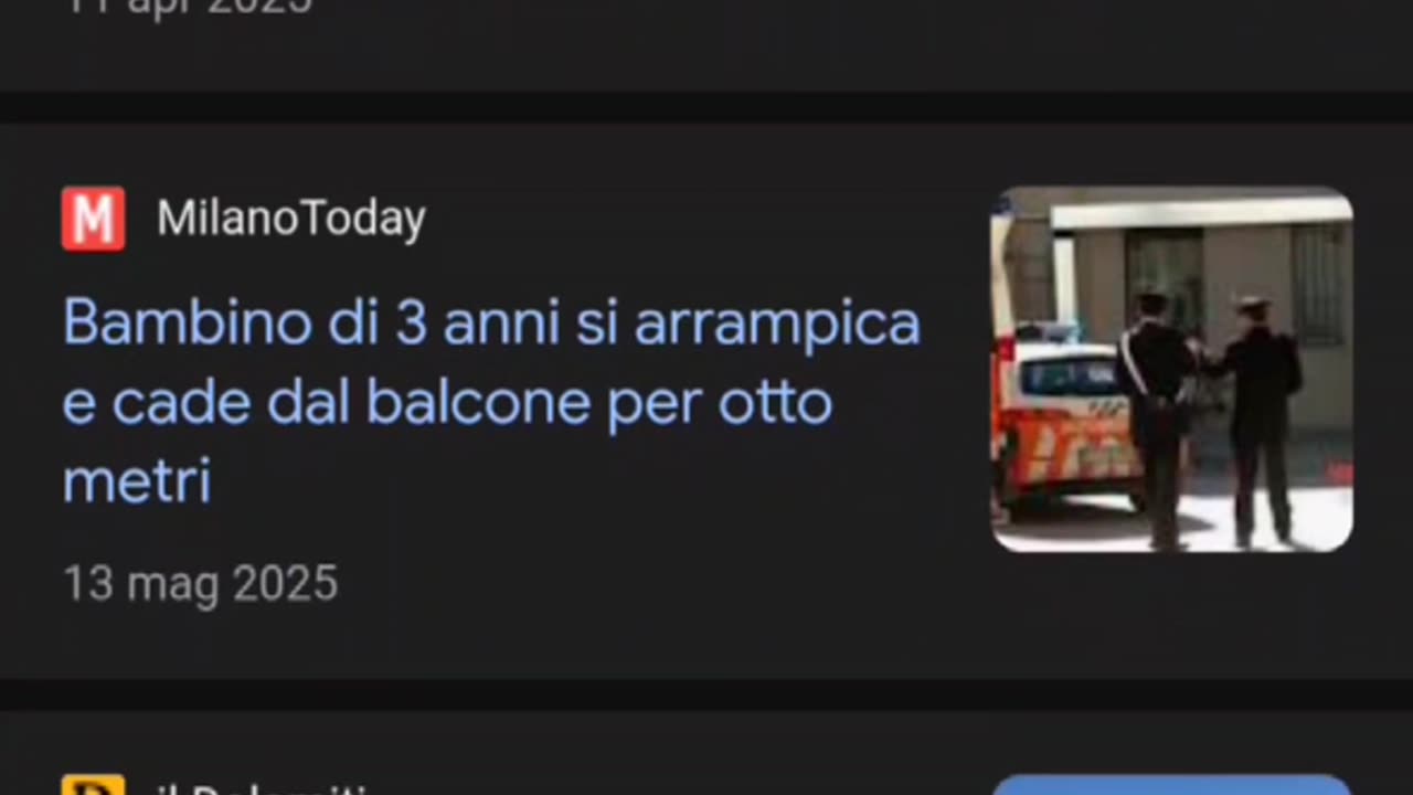 La nuova sindrome della caduta dal balcone.