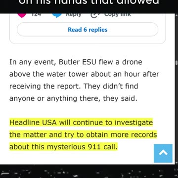 EXCLUSIVE: Butler 911 Had Report of ‘Something’ on Water Tower ‘Before’ Trump Shooting