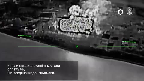 Ukrainian Attack On Occupied Berdyansk Hits Buildings Full of Russian Soldiers