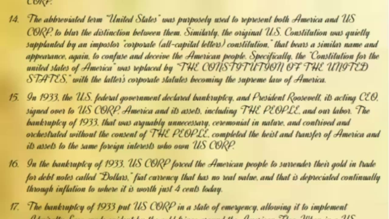 2nd Declaration Of Independence