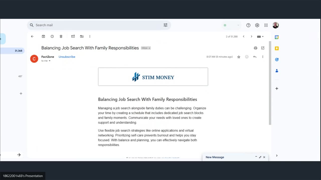 Balancing Job Search With Family Responsibilities