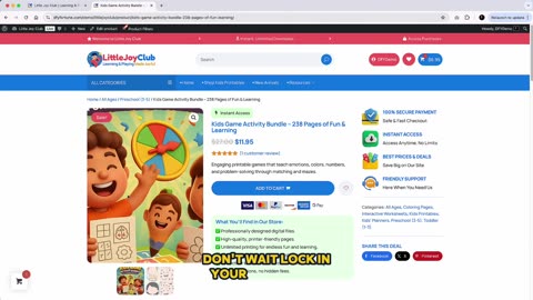 Kiddy Store Fortune Demo: The Ready-Made Solution for Selling Kids Activities & Learning Materials