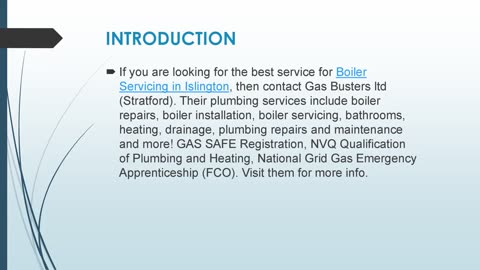 Best Boiler Servicing in Islington