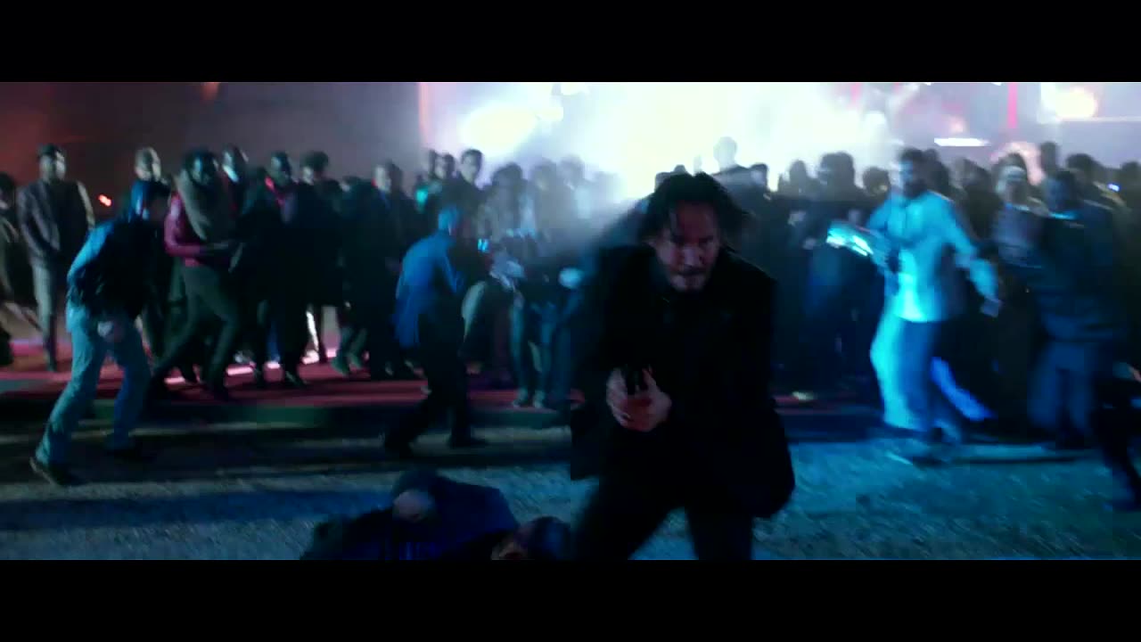 John Wick 2 ( Keanu Reeves ) PARTY SHOOTOUT【RE-SOUND🔊】