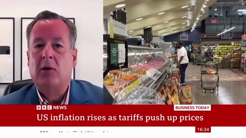US inflation rises as tariffs push up prices | BBC News