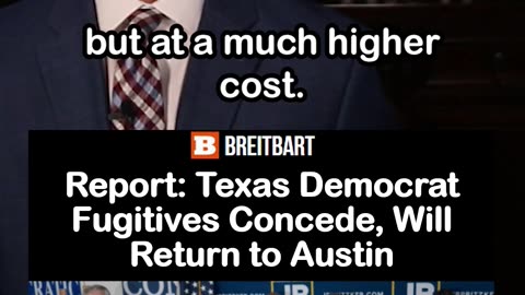 Texas Democrats Concede, Will Return after Fleeing to Obstruct Redistricting
