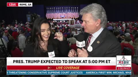 MARCH 9 2024 President Trump Holds a "Get Out The Vote Rally" in Rome, GA