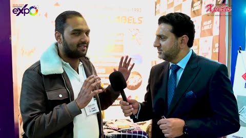 🎤 Stall Holder Interview | Shoaib Khan – Khan Labels | Sialkot Textile Vendors Expo 2025