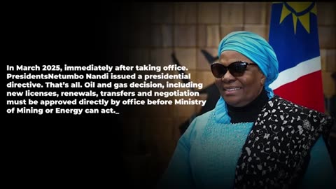 NAMIBIA FEMALE PRESIDENT FIRES DEPUTY PRIME MINISTER FOR THIS ?