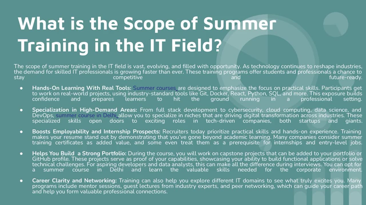 Level Up Your Skills: Get Summer Training for Professional Growth