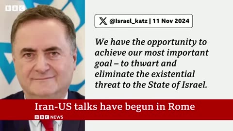 Iran and US resume nuclear negotiations in Rome BBC News