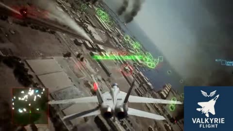 Avoid enemy missiles in Ace Combat