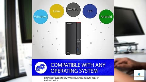 BUFFALO LinkStation 710 8TB 1-Bay NAS Network Attached Storage with HDD Hard Drives Includ