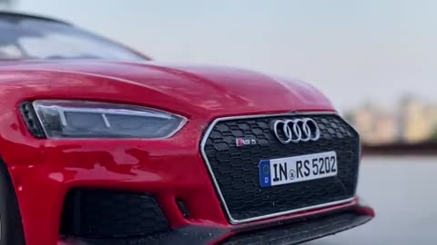 Mini Audi RS5 Diecast Model Car Unboxing Audi Performance_part1