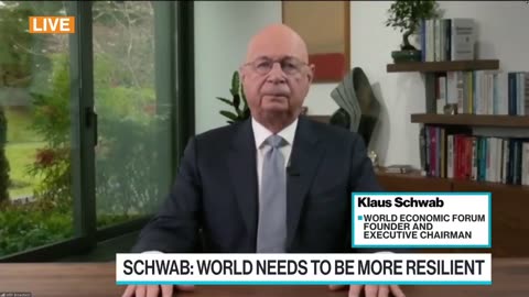 Klaus Schwab, founder of the World Economic Forum: